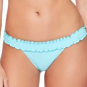 Salt + Cove Juniors' blue Smocked Bikini Bottom